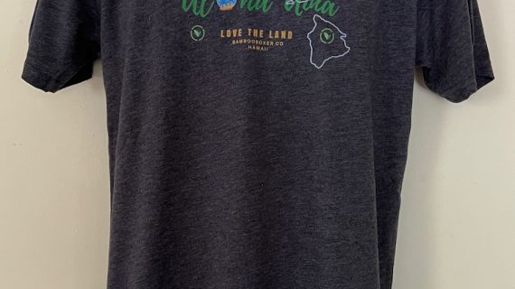 Aloha Aina Eco tee Heather Coal