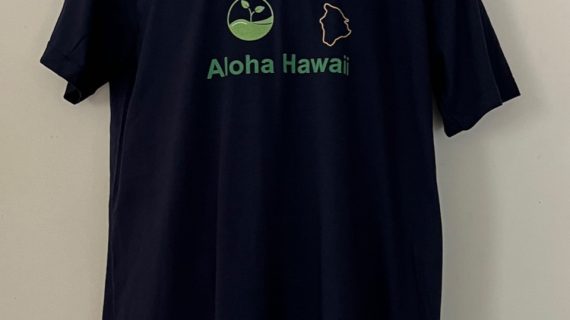 Aloha Hawaii Eco tee Navy