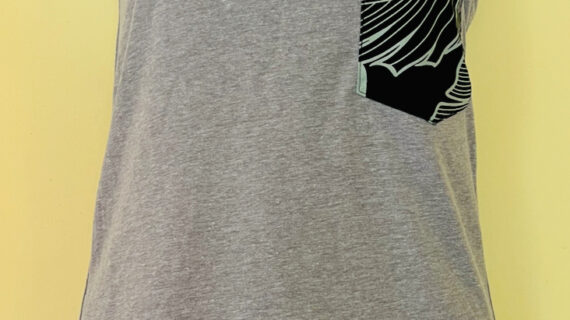 Kaliko on gray racerback