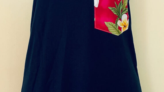 Moani pink on navy racerback