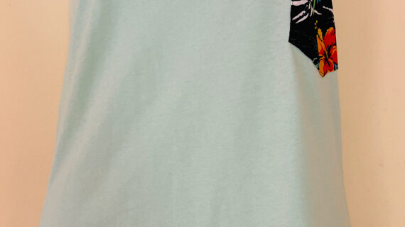 Alani black on mint green racerback