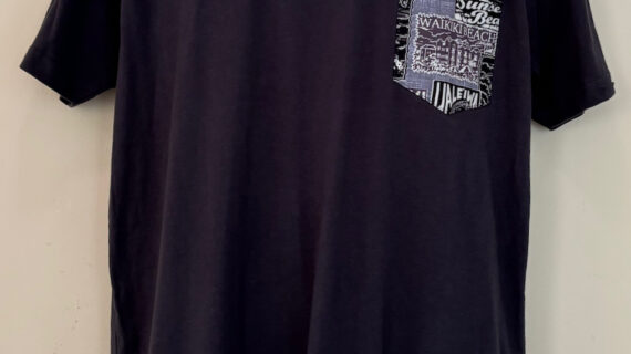 Hawaiian Vintage gray on gray tee