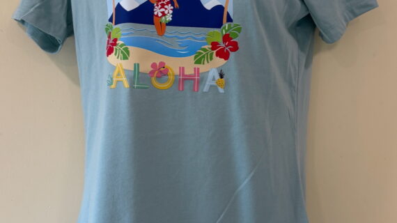 Aloha Girl in dust blue