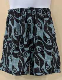 Likini Charcoal/Teal Pocket Shorts